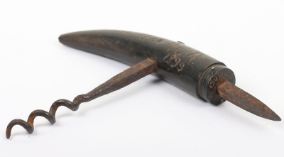 Boer War Interest South African Horn Corkscrew - 4