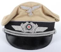 Luftwaffe Officers Summer Pattern Peaked Cap