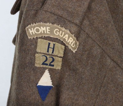 WW2 32nd G.P.O (Bournemouth) 22nd Battalion Hampshire Home Guard Greatcoat - 4