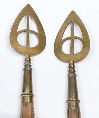 Fine Pair of British Infantry Colour Poles Pre-1858 - 5