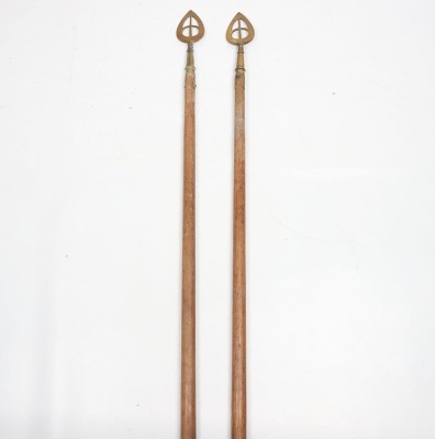 Fine Pair of British Infantry Colour Poles Pre-1858 - 9