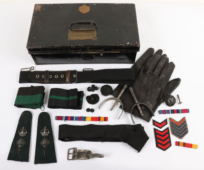 Accoutrements Tin of Lieutenant Colonel C V C Hobart, First Commanding Officer of the 8th Battalion (Princess Beatrice’s Isle of Wight Rifles) Hampshire Regiment Territorial Force