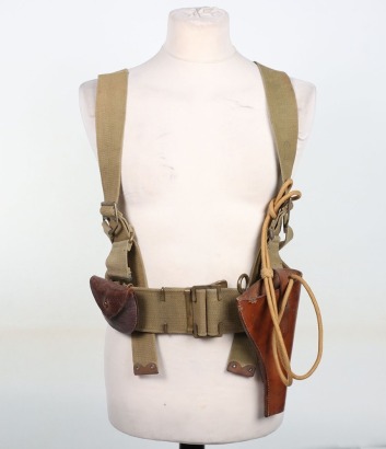 Rare WW1 British 08 Pattern Pistol Belt Set Equipment as worn by Members of the Tank Corps, Machine Gun Corps and Royal Flying Corps