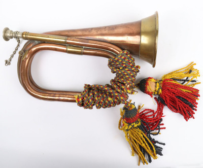 1915 Dated Hants Royal Garrison Artillery Bugle - 3