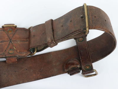 1916 Canadian Dismounted Equipment Pattern Waist Belt - 8