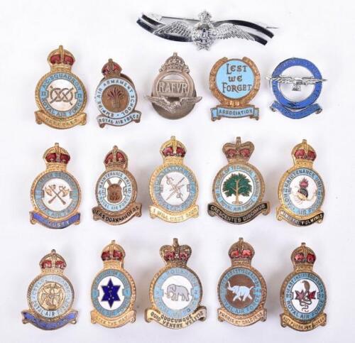 Grouping of Royal Air Force Enamel Squadron Badges