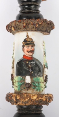 Imperial German Reservists Ceremonial Pipe No8 Rhineland Foot Artillery - 8