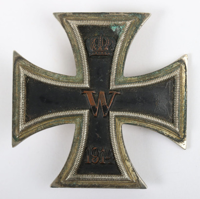 1914 Iron Cross 1st Class by Wilhelm Deumer, Lüdenscheid