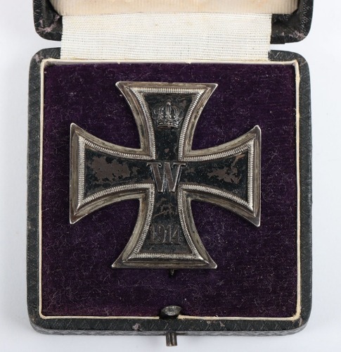 1914 Iron Cross 1st Class by KO with Case