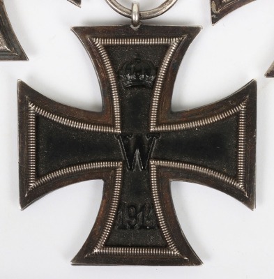 3x Imperial German 1914 Iron Cross 2nd Class Medals - 2