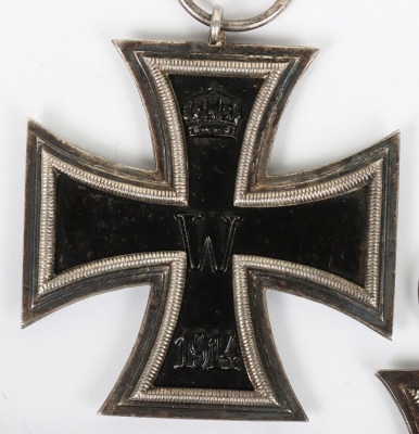 3x Imperial German 1914 Iron Cross 2nd Class Medals - 3
