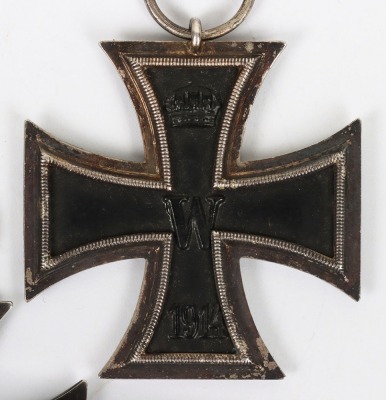 3x Imperial German 1914 Iron Cross 2nd Class Medals - 4