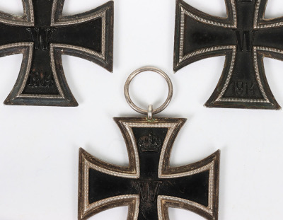 3x Imperial German 1914 Iron Cross 2nd Class Medals - 2