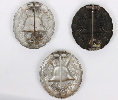 3x WW1 German Wound Badges - 2