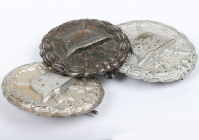 3x WW1 German Wound Badges - 5