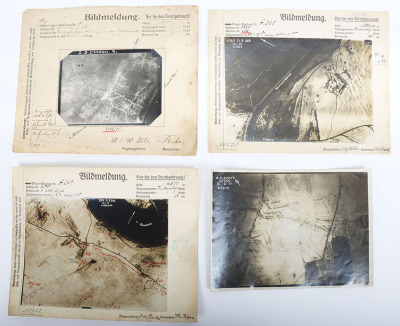 8x Imperial German Air Service Aerial Photograph Reports (Bildmeldung) of the Southern Sector of the Somme in 1916 and 1917 - 3