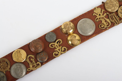 WWI German Souvenir &lsquo;Hate Belt&rsquo; Assembled by Sergeant L.R. RIDGE, HQ Coy, United States 38th Infantry - 4