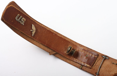 WWI German Souvenir &lsquo;Hate Belt&rsquo; Assembled by Sergeant L.R. RIDGE, HQ Coy, United States 38th Infantry - 8
