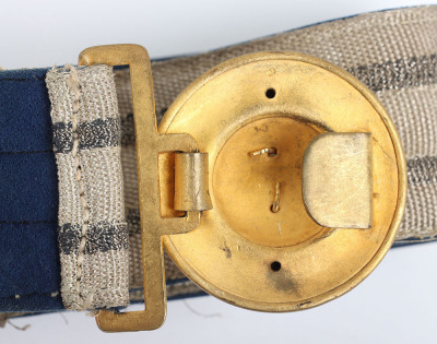 Imperial German Officers Brocade Belt and Buckle - 3