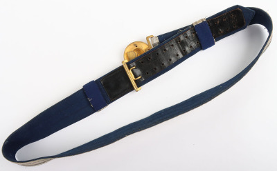 Imperial German Officers Brocade Belt and Buckle - 4