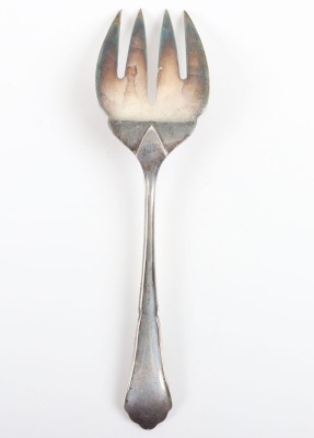 Hermann G&ouml;ring &ldquo;Karinhalle&rdquo; Silver Serving Fork by H.J. Wilm, Berlin - 2