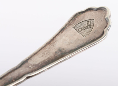 Hermann G&ouml;ring &ldquo;Karinhalle&rdquo; Silver Serving Fork by H.J. Wilm, Berlin - 3