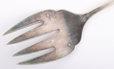 Hermann G&ouml;ring &ldquo;Karinhalle&rdquo; Silver Serving Fork by H.J. Wilm, Berlin - 4