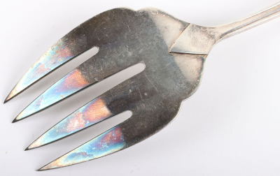 Hermann G&ouml;ring &ldquo;Karinhalle&rdquo; Silver Serving Fork by H.J. Wilm, Berlin - 6