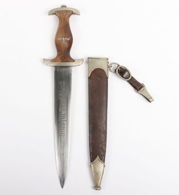 Third Reich Partial Ground R&ouml;hm Inscription SA (Sturmabteilung) Dress Dagger by Ernst Pack & Sohn, Solingen - 2