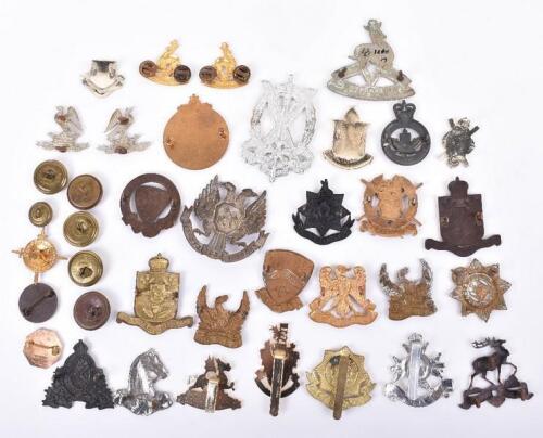 Selection of OTC, Schools and Cadets Cap Badges and Buttons