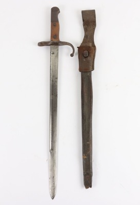 Ottoman Empire Turkish M-1890 Mauser Bayonet