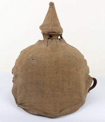 Imperial German Infantry Regiment Nr 74 (1st Hannover) Other Ranks Pickelhaube with Original Trench Cover, - 23