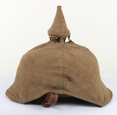 Imperial German Infantry Regiment Nr 74 (1st Hannover) Other Ranks Pickelhaube with Original Trench Cover, - 26