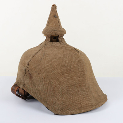 Imperial German Infantry Regiment Nr 74 (1st Hannover) Other Ranks Pickelhaube with Original Trench Cover, - 27