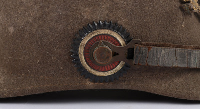 WW1 German Prussian Ersatz Felt Pickelhaube - 7