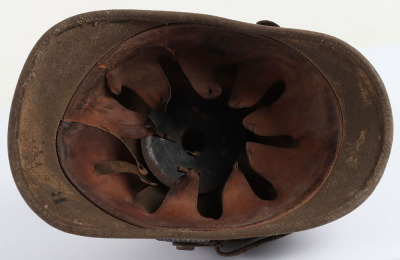 WW1 German Prussian Ersatz Felt Pickelhaube - 8