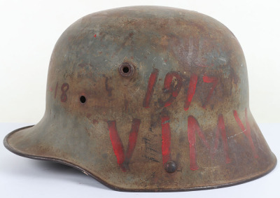 WW1 War Art German M-16 Steel Helmet Shell - 2