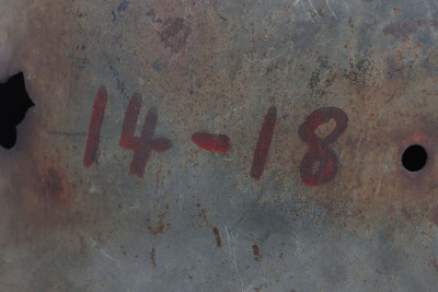 WW1 War Art German M-16 Steel Helmet Shell - 4