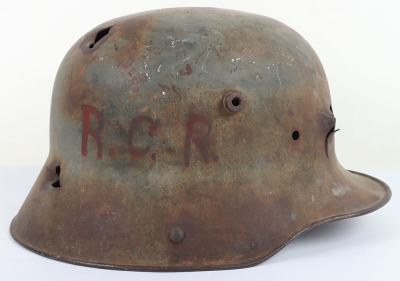 WW1 War Art German M-16 Steel Helmet Shell - 10