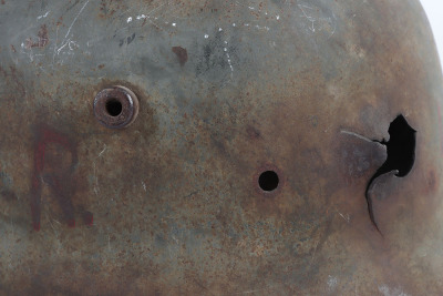 WW1 War Art German M-16 Steel Helmet Shell - 11