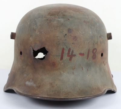 WW1 War Art German M-16 Steel Helmet Shell - 16
