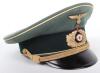 Third Reich Army Chaplain Generals Peaked Cap - 3