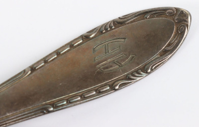 Grouping of Third Reich Adolf Hitler Silver Flatware Items from the Berghof - 3
