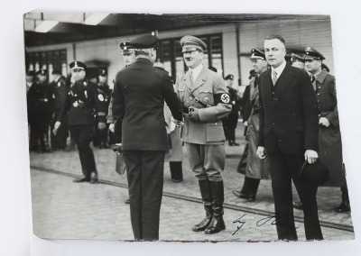 Third Reich Adolf Hitler Inked Signed Photograph - 2