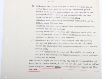 German Four Year Plan by Reichsmarschall des Grossdeutschen Reichs Hermann G&ouml;ring with Hand Signature - 6