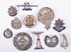 Victorian Northamptonshire Regiment Silver Sweetheart Brooch