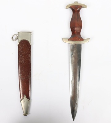Third Reich SA (Sturmabteilung) Erased R&ouml;hm Inscription Dress Dagger by F Dick - 3