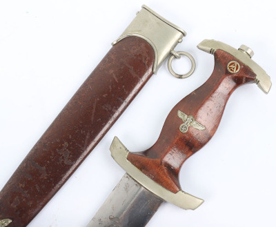 Third Reich SA (Sturmabteilung) Erased R&ouml;hm Inscription Dress Dagger by F Dick - 4