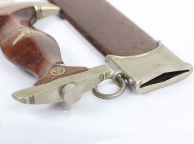 Third Reich SA (Sturmabteilung) Erased R&ouml;hm Inscription Dress Dagger by F Dick - 6