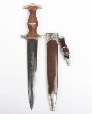 Third Reich SA (Sturmabteilung) Dress Dagger with Factory Removed Ernst R&ouml;hm Inscription by Carl Eickhorn, Solingen - 2